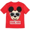 Disney Mickey Mouse T-Shirt And Mesh Shorts Outfit Set Toddler