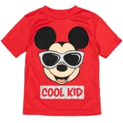 Disney Mickey Mouse T-Shirt And Mesh Shorts Outfit Set Toddler