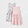 Toddler Girls' 2pk Disney Sleeveless Belle And Princess Dress