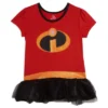 Disney Incredibles Violet Cosplay Costume T-Shirt Dress Leggings And Headband 3 Piece Set Newborn To Toddler
