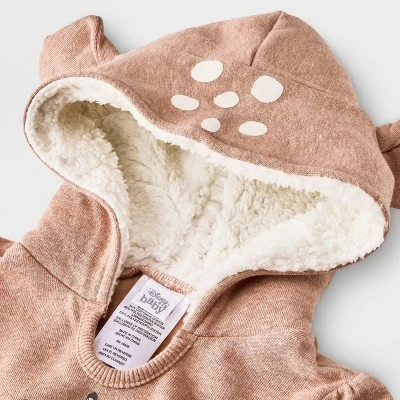 Baby Girls' 2pc Disney Bambi Top And Bottom Set - Light Brown - Image 3