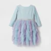 Disney Princess Toddler Girls' Disney Frozen Solid Tutu Dress - Light Purple 2T