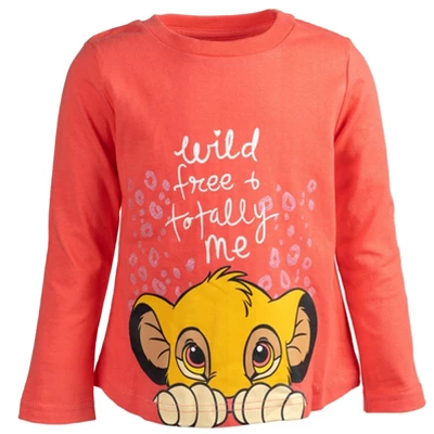 Disney Lion King Nala Simba Girls 2 Pack T-Shirts Little Kid To Big Kid - Image 2