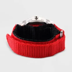 Girls' Disney Dumbo Clear Plastic Time Teacher Watch - Red