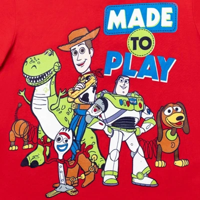 Disney Pixar Toy Story Buzz Lightyear Woody Athletic T-Shirt And Mesh Shorts Outfit Set Toddler - Image 3