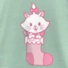Disney Girl's Aristocats Marie Christmas Stocking T-Shirt