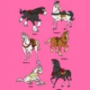 Disney Princess Girl's Disney Horses Diagram Crop T-Shirt
