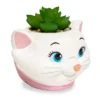Silver Buffalo Disney The Aristocats Marie 4-Inch Mini Planter With Artificial Succulent