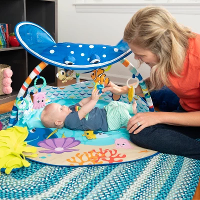 Disney Baby Finding Nemo Mr. Ray Ocean Lights & Music Activity Play Gym - Image 11