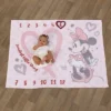 Disney Minnie Mouse Milestone Blanket