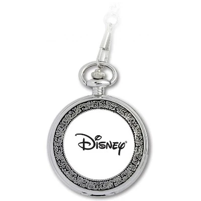 Men's Disney Mickey Mouse Pocket Watch - Silver - Image 2