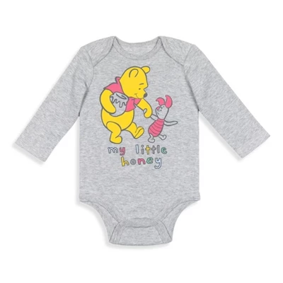 Disney Lion King Winnie The Pooh Mickey Mouse Baby 5 Pack Bodysuits Newborn To Infant - Image 4