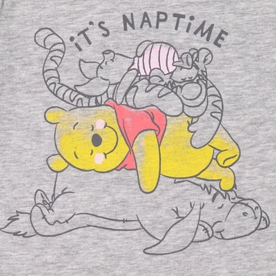 Disney Winnie The Pooh Baby Boys 3 Pack Cuddly Short Sleeve Bodysuits - Image 6