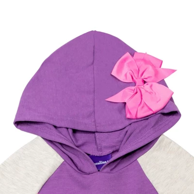 Disney Zombies () French Terry Sequin Hoodie Purple - Image 3