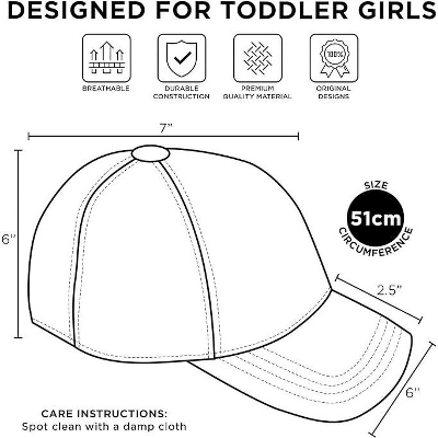 Disney Minnie Mouse Girls Baseball Cap, 2-7 Years - Image 4