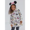 Disney Mickey Mouse Donald Duck Goofy Minnie Mouse Pluto Daisy Duck Fleece Dress Infant To Big Kid