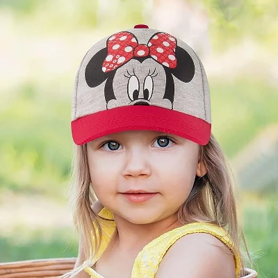 Disney Minnie Mouse Girls Baseball Cap, 2-7 Years