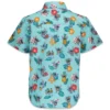 Disney Lilo & Stitch Mickey Mouse Lion King Simba Hawaiian Blue Button Down Shirt Little Kid To Big Kid