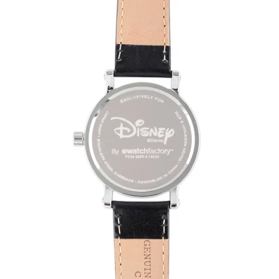 Women's Disney Mickey Mouse Silver Vintage Alloy Watch - Black - Image 3