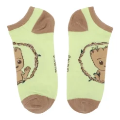 Disney I Am Groot Mischief Mayhem Cuteness 5-Pair Women's Ankle Socks