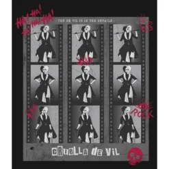 Disney Girl's Cruella Photo Negatives T-Shirt