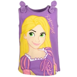 Disney Princess Cinderella Belle Moana Ariel Rapunzel Jasmine Baby Girls 3 Pack Tank Tops Infant To Little Kid