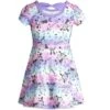 Disney Vampirina Toddler Girls Fashion Short Sleeve Dress Purple