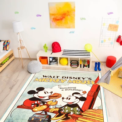 Disney 54"x78" Mickey Mouse Classic Movie Area Rug