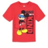 Disney Mickey Mouse Donald Duck Goofy Pluto Graphic T-Shirt And Mesh Shorts Outfit Set Infant To Little Kid