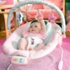 Bright Starts Disney Baby Minnie Mouse Rosy Skies Pink Baby Bouncer Infant Seat