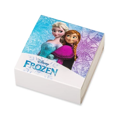 Disney Frozen Silver Plated Blue Crystal Snowflake Pendant Necklace, 18" - Image 4