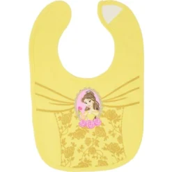 Disney Princess Ariel Cinderella Princess Belle Princess Aurora Snow White 5 Pack Bibs One Size