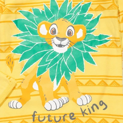 Disney Lion King Pumbaa Timon Simba Baby 3 Pack Sleeper Gown Newborn - Image 5