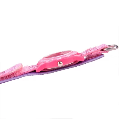 Girls' Disney Princess Ariel, Cinderella And Rapunzel Pink Plastic Time Teacher Watch- Pink - Image 4