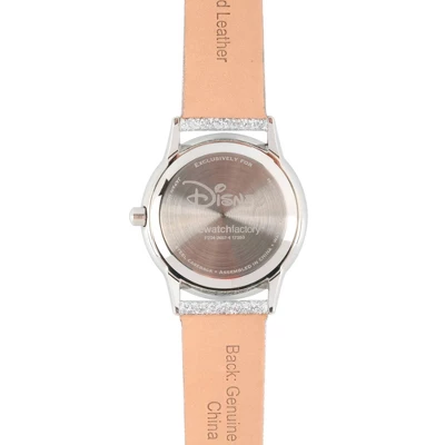 Girls' Disney Descendants 2 Evie And Mal Tween Stainless Steel Watch - Silver - Image 2