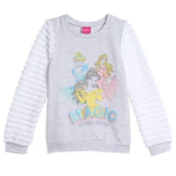 Disney Princess Cinderella Aurora Belle Girls Graphic T-Shirt And Leggings Outfit Set