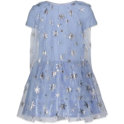 Disney Frozen Princess Anna Elsa Girls Cosplay Costume Gown And Headband Toddler - Image 3