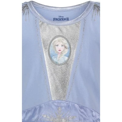 Disney Frozen Princess Anna Elsa Girls Cosplay Costume Gown And Headband Toddler - Image 7