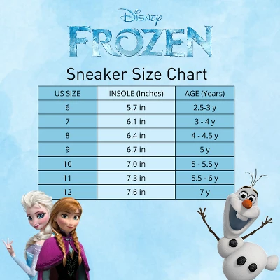 Disney Girl Frozen II Hook And Loop Closure Sneaker (Toddler) - Image 5