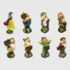 Disney 8pc Polyester Snow White And The Seven Dwarves Statue Set