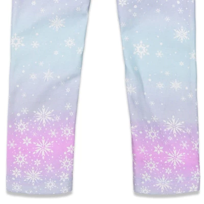 Disney Frozen Elsa Girls Fleece Hoodie And Leggings Outfit Set Toddler - Image 4