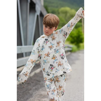 Disney Mickey Mouse Donald Duck Goofy Pluto French Terry Pullover Hoodie And Set Infant To Big Kid - Image 4