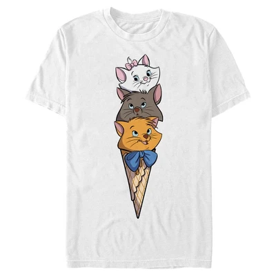 Disney Men's Aristocats Triple Scoop Kittens T-Shirt - Image 4