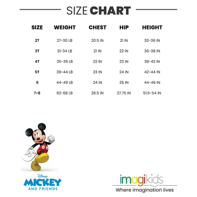 Disney Mickey Mouse 2 Pack T-Shirts Toddler To Big Kid - Image 6