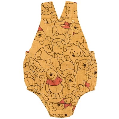 Disney Winnie The Pooh Mickey Mouse Goofy Donald Duck Baby Short Overalls Newborn To Infant - Image 5