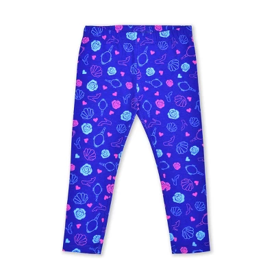 Disney Princess Girl's 3 Pack Enchanting Graphic Tee Shirt, Zip Up Hoodie Jacket And Legging Pant Set For Kids - Image 5