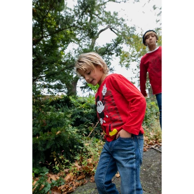 Disney Mickey Mouse 3 Pack Long Sleeve T-Shirts Infant To Big Kid - Image 3