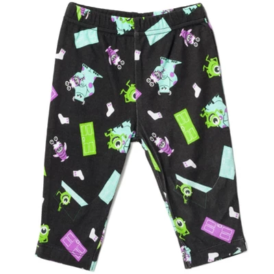 Disney Pixar Monsters Inc. Sulley Boo Mike Wazowski Baby Bodysuit Pants And Hat 3 Piece Outfit Set Newborn To Infant - Image 3