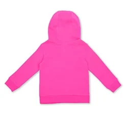 Disney Girl's Disney Princesses Graphic Printed Half Zip Up Hooded Pullover Jacket For Kids