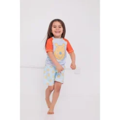 Disney Winnie The Pooh Rash Guard And Swim Trunks Outfit Set Toddler